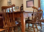 antique table & chairs
